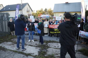 16.10.2024. Osiedle pod Telegrafem. Program „Interwencja” Radia Kielce i TVP3 Kielce / Fot. Wiktor Taszłow - Radio Kielce