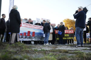 16.10.2024. Osiedle pod Telegrafem. Program „Interwencja” Radia Kielce i TVP3 Kielce / Fot. Wiktor Taszłow - Radio Kielce