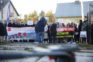 16.10.2024. Osiedle pod Telegrafem. Program „Interwencja” Radia Kielce i TVP3 Kielce / Fot. Wiktor Taszłow - Radio Kielce