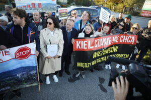 16.10.2024. Osiedle pod Telegrafem. Program „Interwencja” Radia Kielce i TVP3 Kielce / Fot. Wiktor Taszłow - Radio Kielce