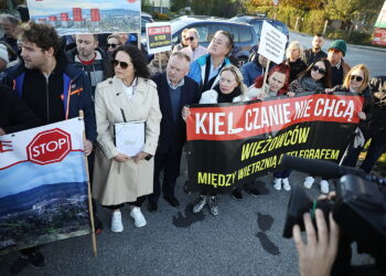 16.10.2024. Osiedle pod Telegrafem. Program „Interwencja” Radia Kielce i TVP3 Kielce / Fot. Wiktor Taszłow - Radio Kielce