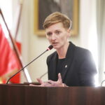 17.10.2024. Kielce. Sesja rady miasta. Na zdjęciu: Agata Wojda, prezydent Kielc / Fot. Wiktor Taszłow - Radio Kielce