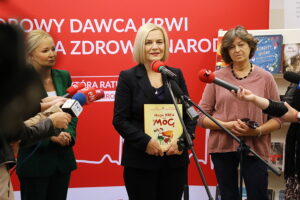 21.10.2024. Kielce. Zaproszenie do udziału w akcji krwiodawstwa / Fot. Wiktor Taszłow - Radio Kielce