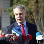 21.10.2024. Miasto Kielce nawiązało współpracę z Ministerstwem Cyfryzacji, podpisując list intencyjny w sprawie udostępniania otwartych danych. Na zdjęciu: Krzysztof Gawkowski, wicepremier oraz minister cyfryzacji / Fot. Wiktor Taszłow – Radio Kielce