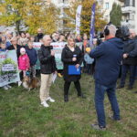 23.10.2024. Kielce. Osiedle Pod Dalnią. Program „Interwencja” / Fot. Wiktor Taszłow - Radio Kielce