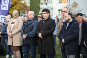 23.10.2024. Kielce. Osiedle Pod Dalnią. Program „Interwencja” / Fot. Wiktor Taszłow - Radio Kielce