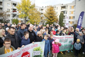 23.10.2024. Kielce. Osiedle Pod Dalnią. Program „Interwencja” / Fot. Wiktor Taszłow - Radio Kielce