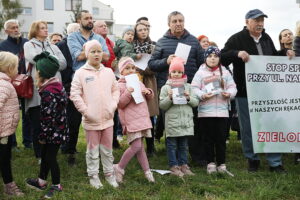 23.10.2024. Kielce. Osiedle Pod Dalnią. Program „Interwencja” / Fot. Wiktor Taszłow - Radio Kielce