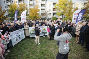 23.10.2024. Kielce. Osiedle Pod Dalnią. Program „Interwencja” / Fot. Wiktor Taszłow - Radio Kielce