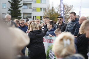 23.10.2024. Kielce. Osiedle Pod Dalnią. Program „Interwencja” / Fot. Wiktor Taszłow - Radio Kielce