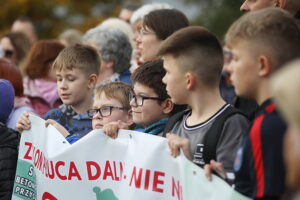 23.10.2024. Kielce. Osiedle Pod Dalnią. Program „Interwencja” / Fot. Wiktor Taszłow - Radio Kielce