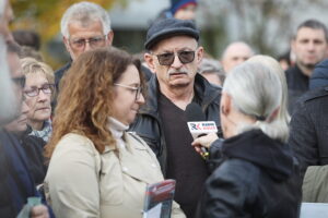 23.10.2024. Kielce. Osiedle Pod Dalnią. Program „Interwencja” / Fot. Wiktor Taszłow - Radio Kielce