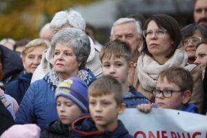 23.10.2024. Kielce. Osiedle Pod Dalnią. Program „Interwencja” / Fot. Wiktor Taszłow - Radio Kielce