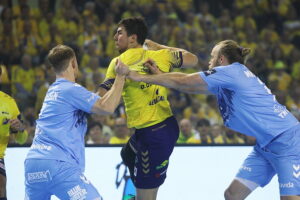 23.10.2024. Kielce. Mecz 6. kolejki Ligi Mistrzów: Industria Kielce - Aalborg Handbold / Fot. Wiktor Taszłow - Radio Kielce