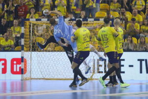 23.10.2024. Kielce. Mecz 6. kolejki Ligi Mistrzów: Industria Kielce - Aalborg Handbold / Fot. Wiktor Taszłow - Radio Kielce