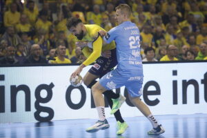 23.10.2024. Kielce. Mecz 6. kolejki Ligi Mistrzów: Industria Kielce - Aalborg Handbold / Fot. Wiktor Taszłow - Radio Kielce