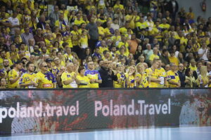 23.10.2024. Kielce. Mecz 6. kolejki Ligi Mistrzów: Industria Kielce - Aalborg Handbold / Fot. Wiktor Taszłow - Radio Kielce