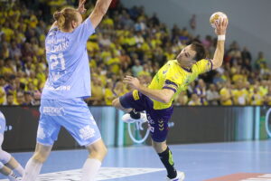 23.10.2024. Kielce. Mecz 6. kolejki Ligi Mistrzów: Industria Kielce - Aalborg Handbold / Fot. Wiktor Taszłow - Radio Kielce