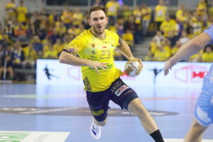 23.10.2024. Kielce. Mecz 6. kolejki Ligi Mistrzów: Industria Kielce - Aalborg Handbold / Fot. Wiktor Taszłow - Radio Kielce