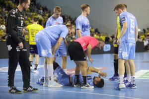 23.10.2024. Kielce. Mecz 6. kolejki Ligi Mistrzów: Industria Kielce - Aalborg Handbold / Fot. Wiktor Taszłow - Radio Kielce