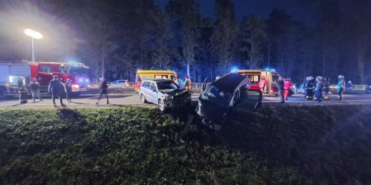 03.10.2024 Niwy. Wypadek / Fot. Straż Pożarna