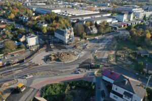 24.10.2024. Kielce. Skrzyżowanie ulic Malików, Wystawowej oraz Batalionów Chłopskich / Fot. Jarosław Kubalski - Radio Kielce