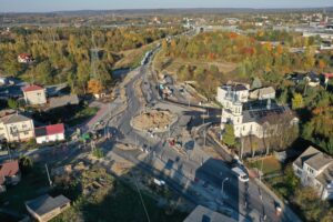 24.10.2024. Kielce. Skrzyżowanie ulic Malików, Wystawowej oraz Batalionów Chłopskich / Fot. Jarosław Kubalski - Radio Kielce