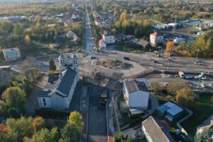 24.10.2024. Kielce. Skrzyżowanie ulic Malików, Wystawowej oraz Batalionów Chłopskich / Fot. Jarosław Kubalski - Radio Kielce