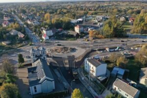 24.10.2024. Kielce. Skrzyżowanie ulic Malików, Wystawowej oraz Batalionów Chłopskich / Fot. Jarosław Kubalski - Radio Kielce