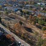 25.10.2024. Kielce. Ul. Langiewicza. Teren po dawnym szpitaliku dziecięcym / Fot. Jarosław Kubalski - Radio Kielce
