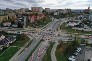 31.10.2024. Kielce. Skrzyżowanie ulicy Warszawskiej i Orkana / Fot. Jarosław Kubalski - Radio Kielce