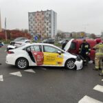 30.10.2024. Kielce. Wypadek / Fot. Wiktor Taszłow - Radio Kielce