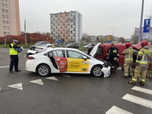 30.10.2024. Kielce. Wypadek / Fot. Wiktor Taszłow - Radio Kielce