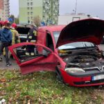 30.10.2024. Kielce. Wypadek / Fot. Wiktor Taszłow - Radio Kielce