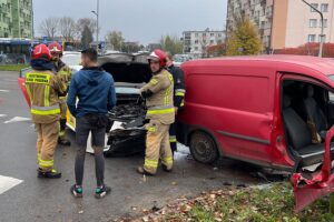 30.10.2024. Kielce. Wypadek / Fot. Wiktor Taszłow - Radio Kielce