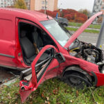 30.10.2024. Kielce. Wypadek / Fot. Wiktor Taszłow - Radio Kielce