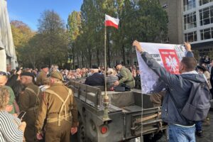 26.10.2024. Breda. 80. rocznica wyzwolenia Bredy przez 1. Dywizję Pancerną pod dowództwem gen. Stanisława Maczka / Fot. Renata Morąg - Radio Kielce