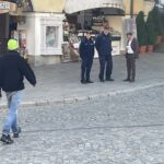 Ekipa serialu „Ojciec Mateusz" w Sandomierzu / Fot. Grażyna Szlęzak - Radio Kielce