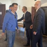 Ekipa serialu „Ojciec Mateusz" w Sandomierzu / Fot. Grażyna Szlęzak - Radio Kielce