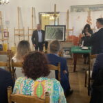 06.10.2024. Sandomierz, BWA. Aukcja dzieł sztuki na rzecz powodzian. / Fot. Grażyna Szlęzak - Radio Kielce