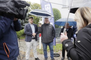 02.10.2024 Kielce. Program "Interwencja" Radia Kielce i TVP3 Kielce na ulicy Chałubińskiego / Fot. Jarosław Kubalski - Radio Kielce