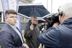 02.10.2024 Kielce. Program "Interwencja" Radia Kielce i TVP3 Kielce na ulicy Chałubińskiego / Fot. Jarosław Kubalski - Radio Kielce