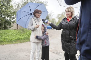 02.10.2024 Kielce. Program "Interwencja" Radia Kielce i TVP3 Kielce na ulicy Chałubińskiego / Fot. Jarosław Kubalski - Radio Kielce