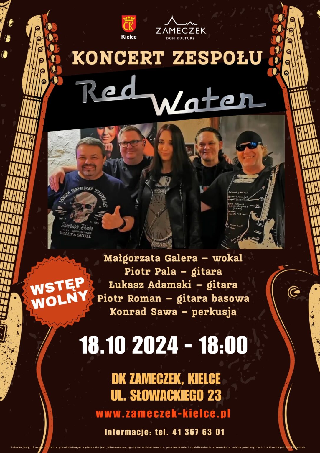 Koncert zespołu RedWater - Radio Kielce