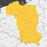 Ostrzeżenia przed gęstą mgłą w nocy z 15/16 października. / Źródło: IMGW-PIB