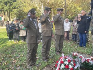 12.10.2024. Brody. Uroczystości upamiętniające zwycięską potyczkę majora Henryka Dobrzańskiego. / Fot. Anna Głąb - Radio Kielce