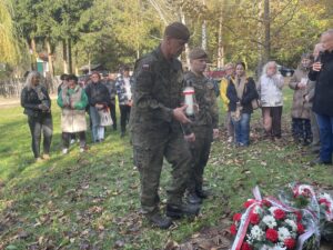 12.10.2024. Brody. Uroczystości upamiętniające zwycięską potyczkę majora Henryka Dobrzańskiego. / Fot. Anna Głąb - Radio Kielce