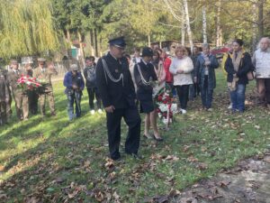 12.10.2024. Brody. Uroczystości upamiętniające zwycięską potyczkę majora Henryka Dobrzańskiego. / Fot. Anna Głąb - Radio Kielce