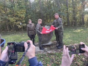 12.10.2024. Brody. Uroczystości upamiętniające zwycięską potyczkę majora Henryka Dobrzańskiego. / Fot. Anna Głąb - Radio Kielce