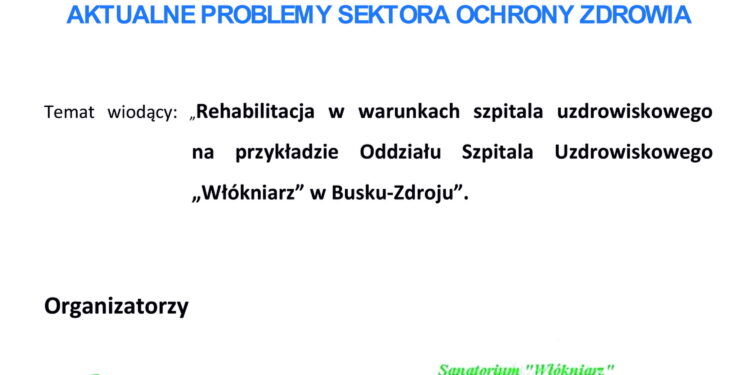 Konferencja w Sanatorium „Włókniarz” z udziałem prof. Małgorzaty Łukowicz - Radio Kielce